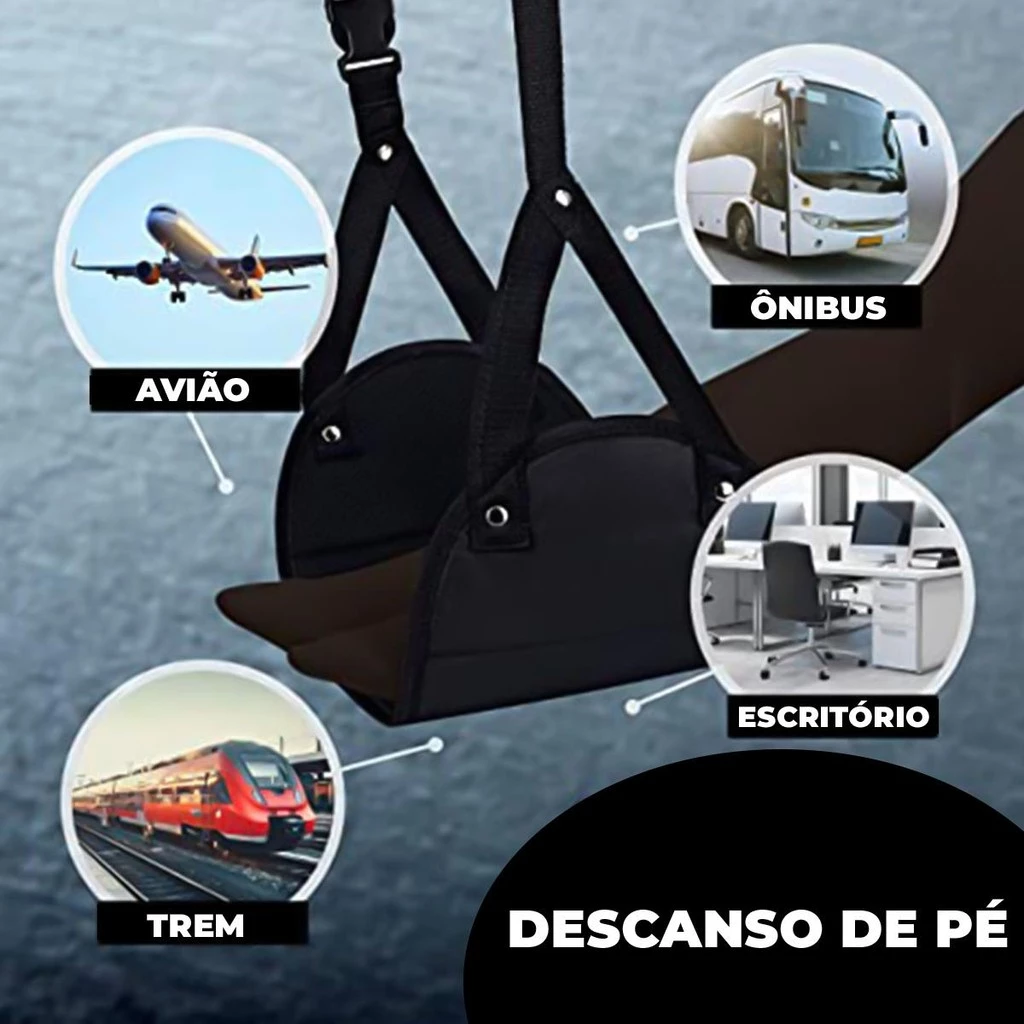 Apoio de pés para voo