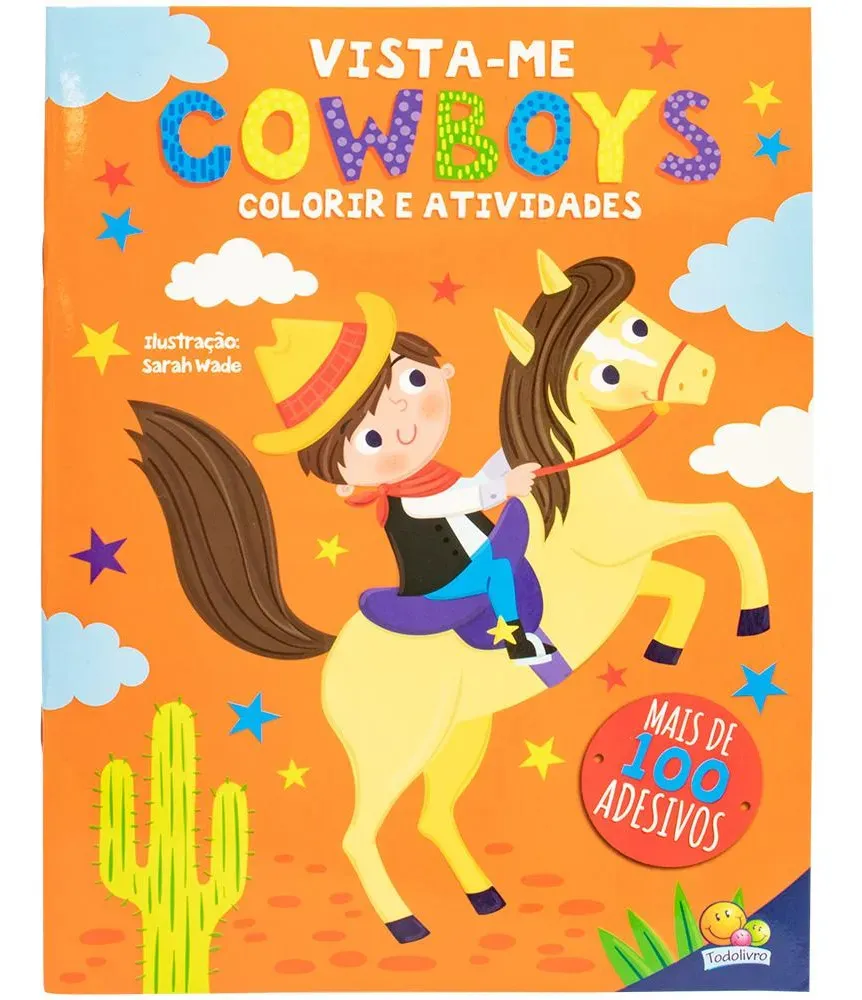 Livro de Adesivos Cowboy