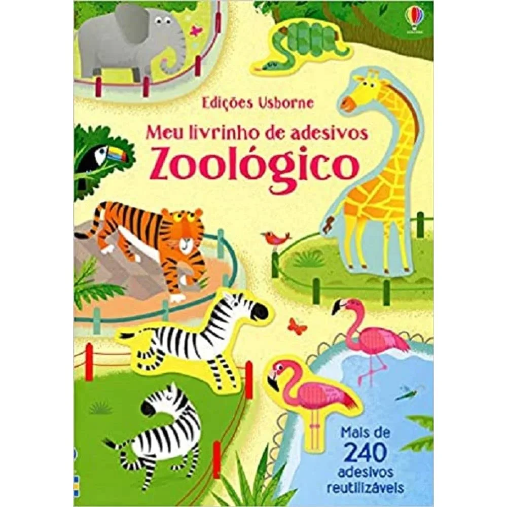 Usborne Adesivos Zoológico
