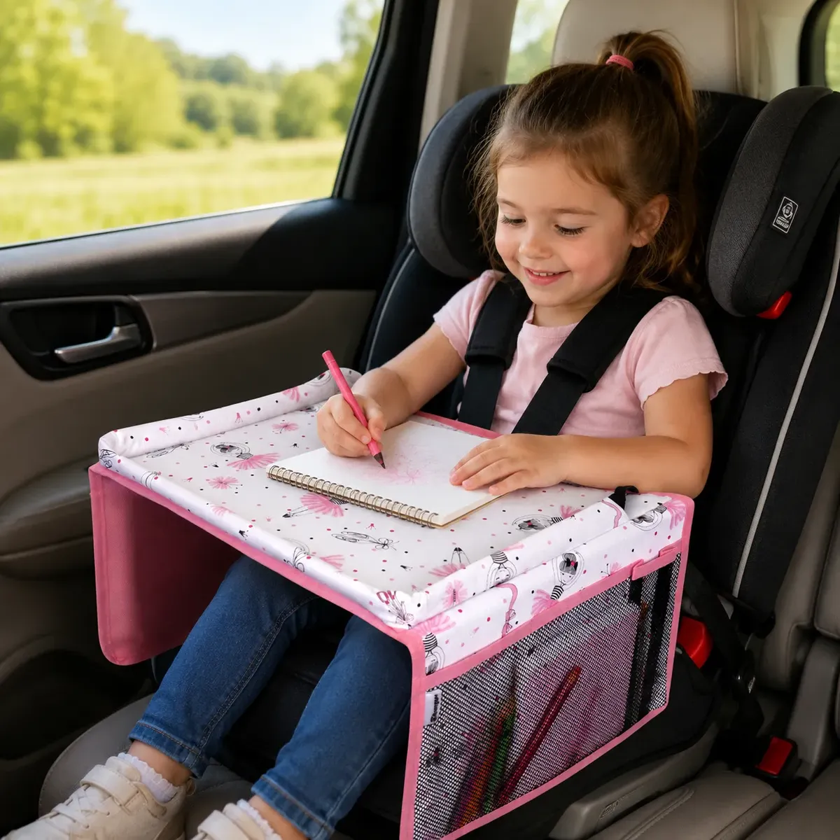 Mesa Infantil para Carro Menina