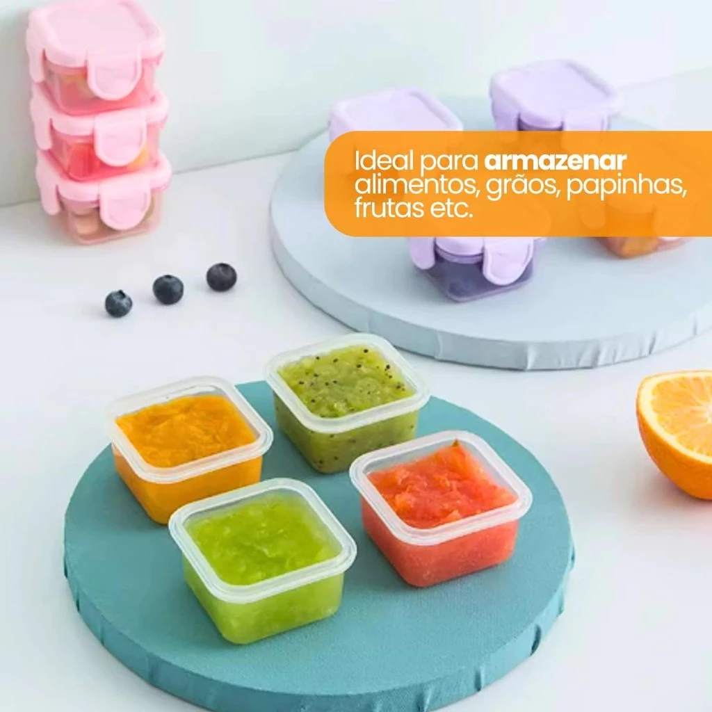 Kit Mini Potes para Lanchinhos